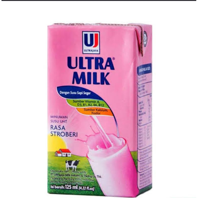 

ULTRA MILK 125 ML RASA STROBERI