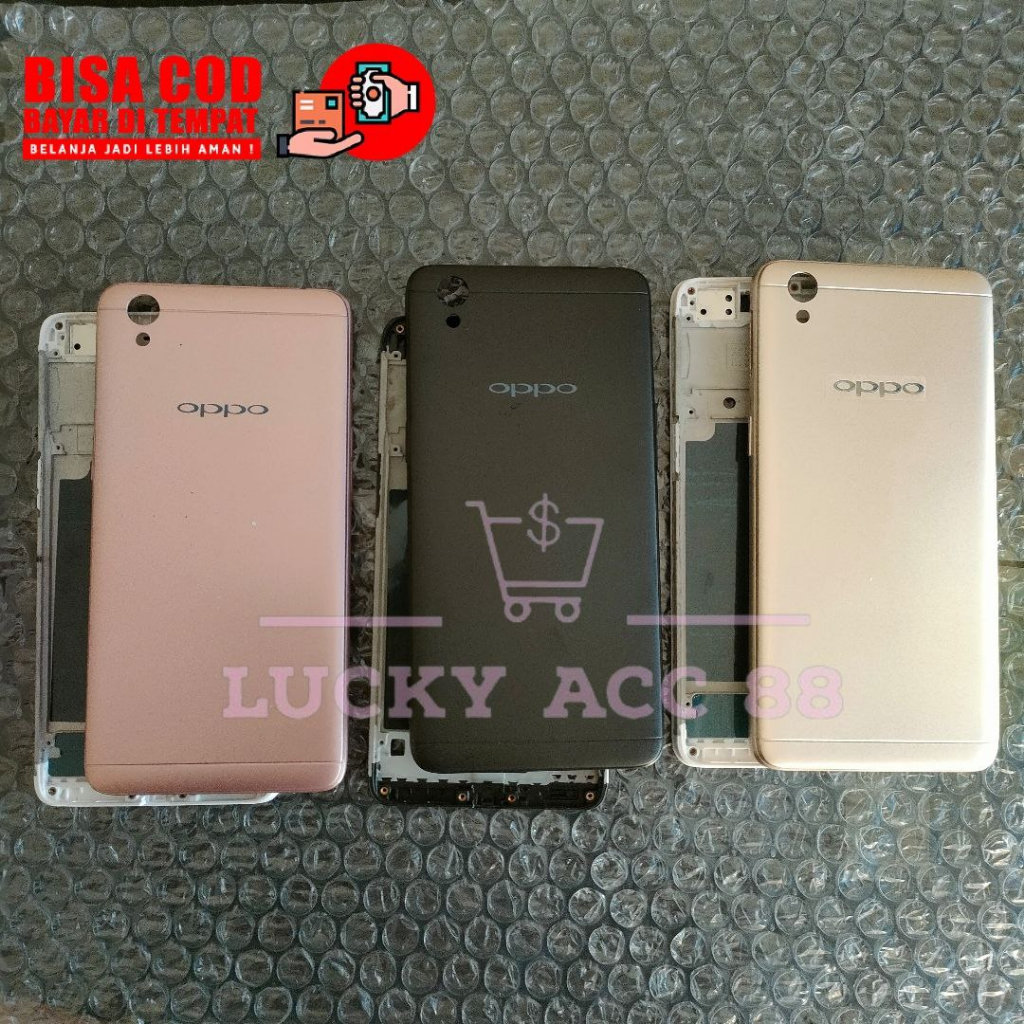 Casing Fullset Hp Oppo A37f A37fw A37m / Oppo Neo 9 Backdoor Tutup Belakang + Frame Lcd Opo A37 Bekd