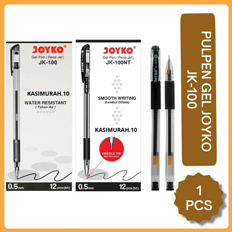

Pulpen Gel Joyko JK-100 / Pulpen Gel Joyko JK-100NT