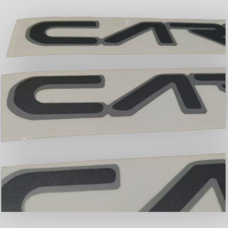 Sticker CARRY 1.0 sticker tulisan carry 1.0 bahan transparan