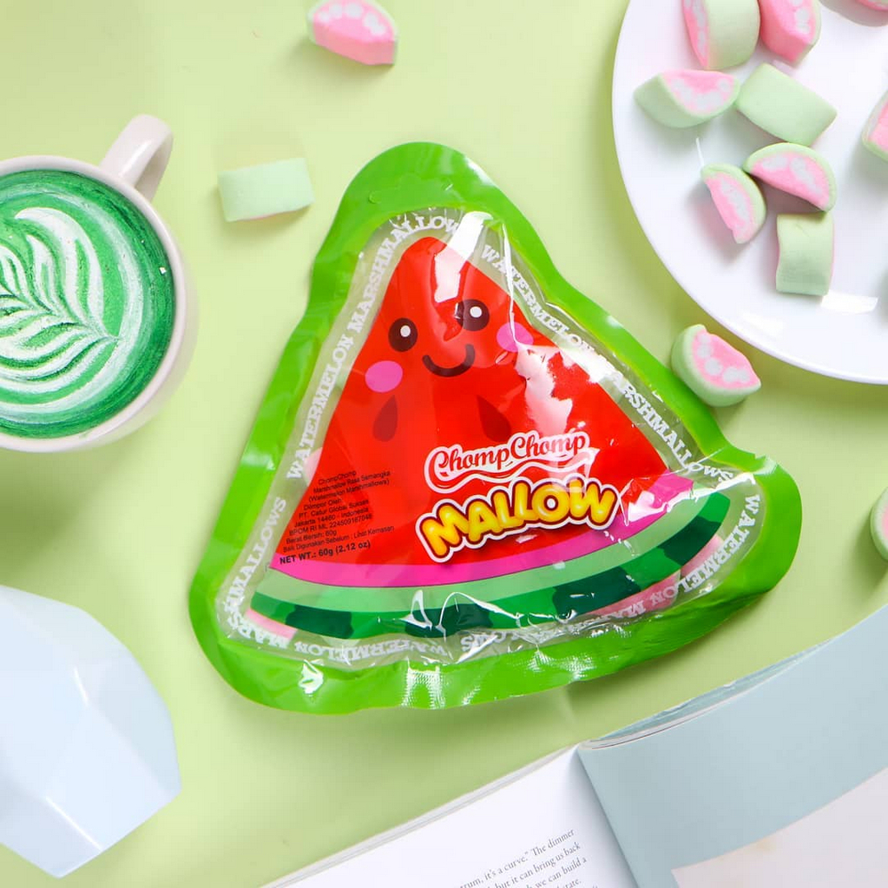 

Chomp Chomp Watermelon Marshmallow 60gr - ChompChomp Mallow