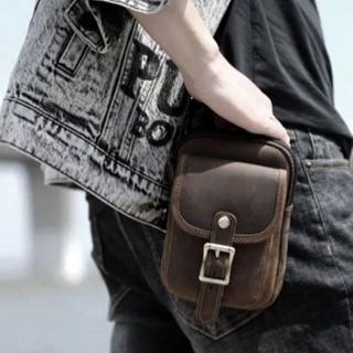 tas dompet pinggang pria kulit sapi asli-tas pinggang kulit asli