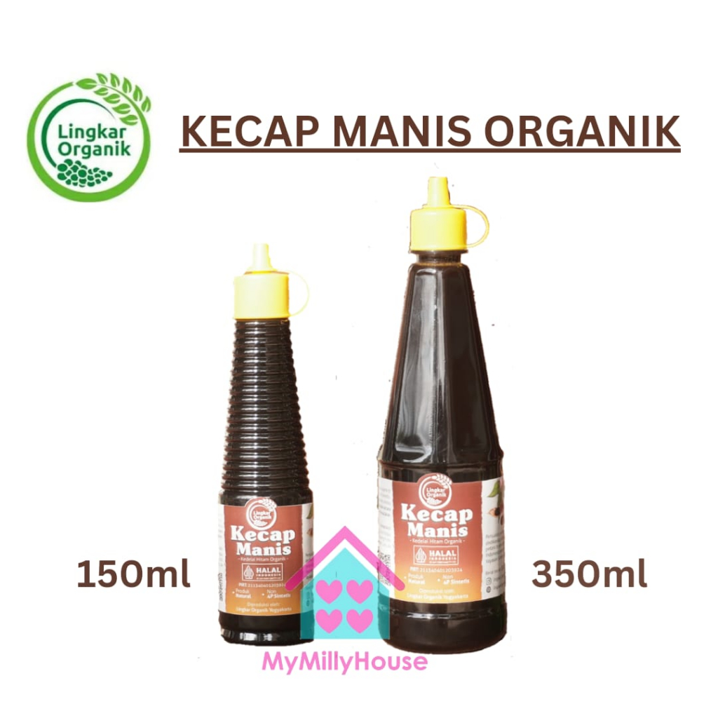 

LINGKAR ORGANIK - KECAP MANIS KEDELAI ORGANIK 150ml & 350ml NON MSG