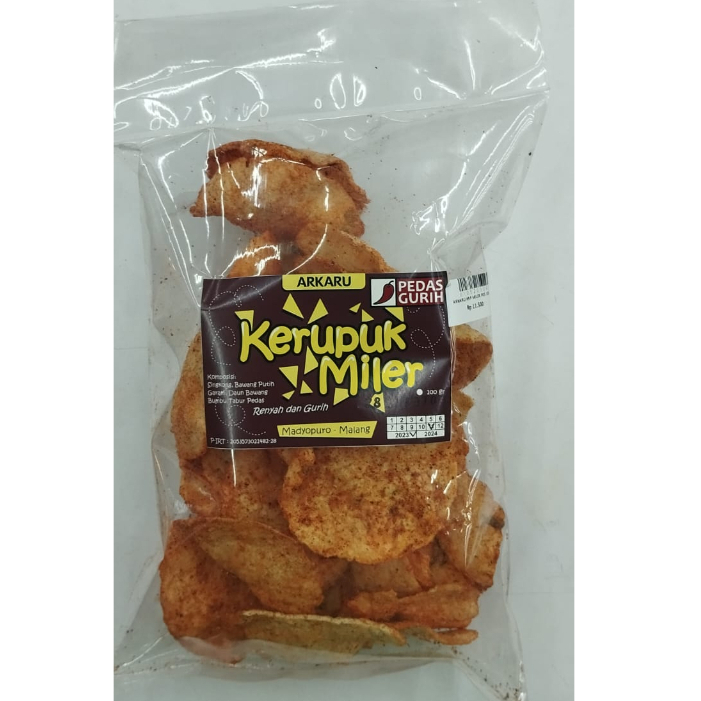 

ARKARU KERIPIK MILER PDS 100G