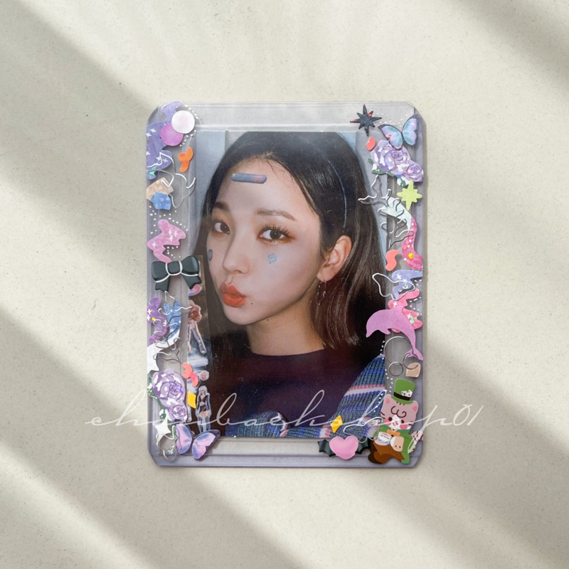 PHOTOCARD AESPA KARINA EPOXY BLACK MAMBA
