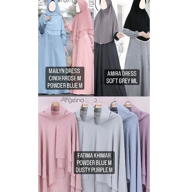 Atelier Angelina - Fatima Khimar - Amira Dress - Mailyn Dress