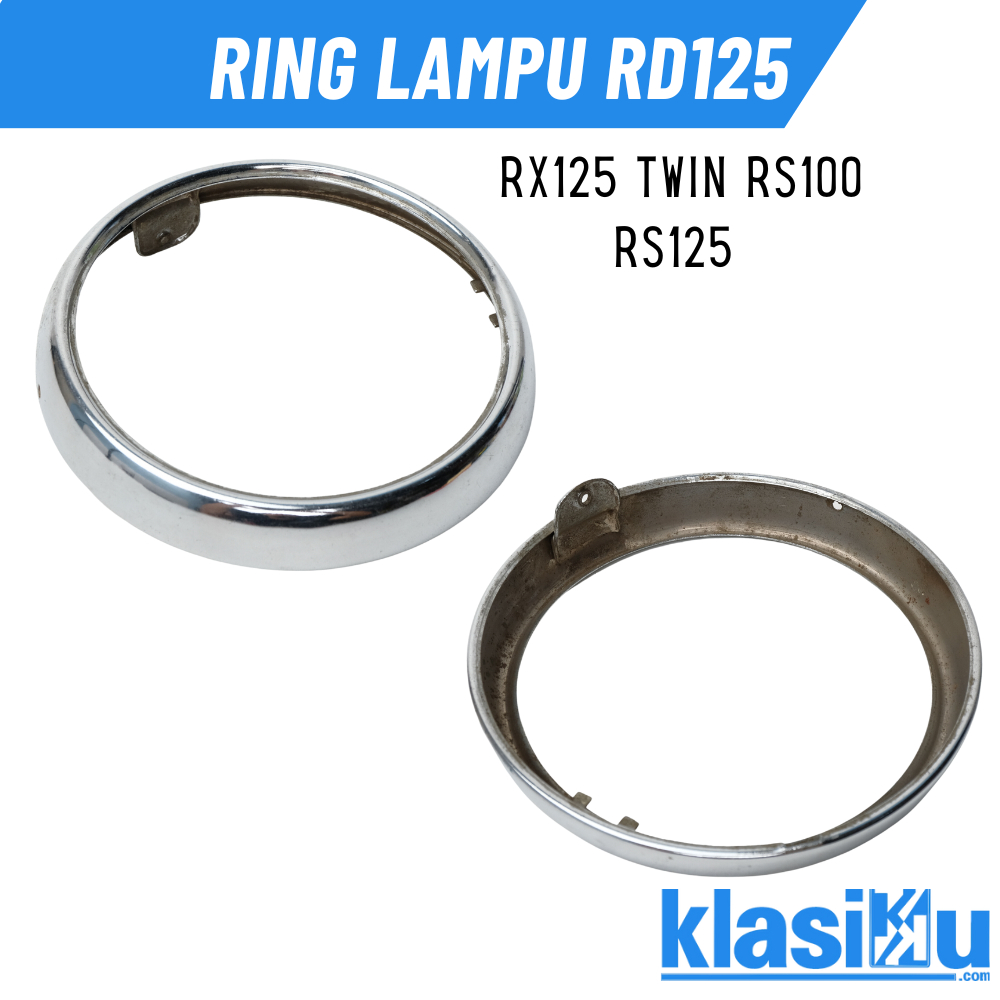 Ring Lampu Depan Headlamp Yamaha As3 Rd125 Rx125 Twin Rs100 Rs125 Nos