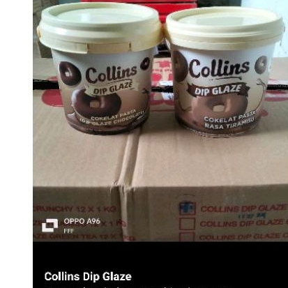 

collins glaze tiramisu coklat