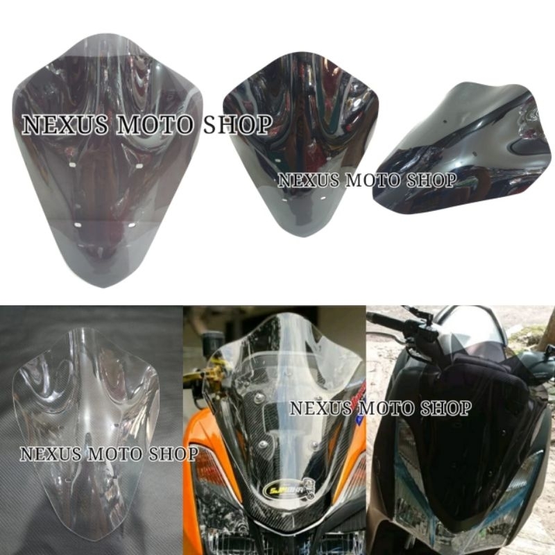 windshield lexi visor bubble lexi windshield pendek lexi visor lexi