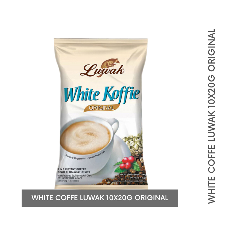 

White Coffe Luwak 10x20g Original