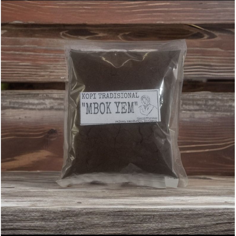 

100g KOPI MBOK YEM 50% (KOPI ROBUSTA+BERAS)