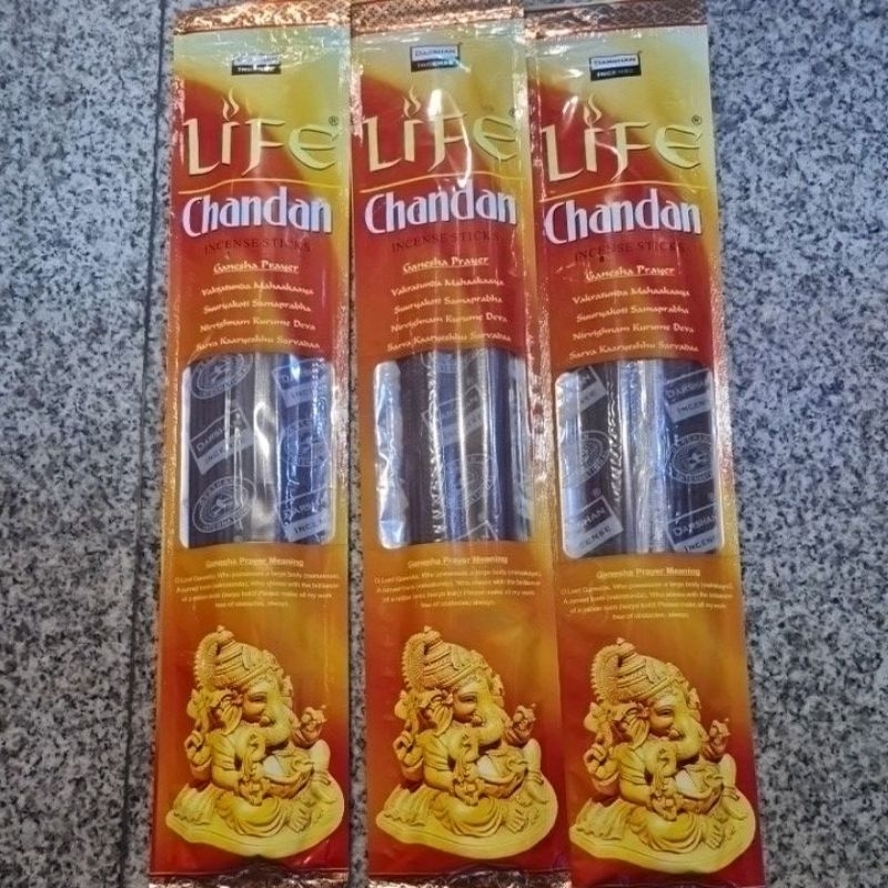 HIO DUPA RED BATHI INDIA DARSHAN AROMATHERAPY LIFE CHANDAN panjang 39cm