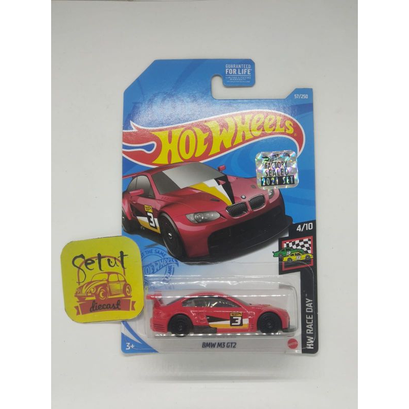 HOT WHEELS HOTWHEEL BMW M3 GT2 FS MERAH RED