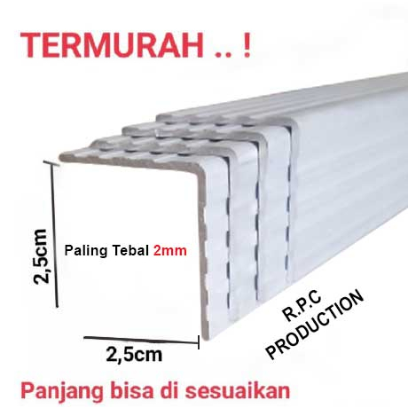 LIST ALUMUNIUM L 150cm "TEBAL" Lis alumunium siku List L Lis L
