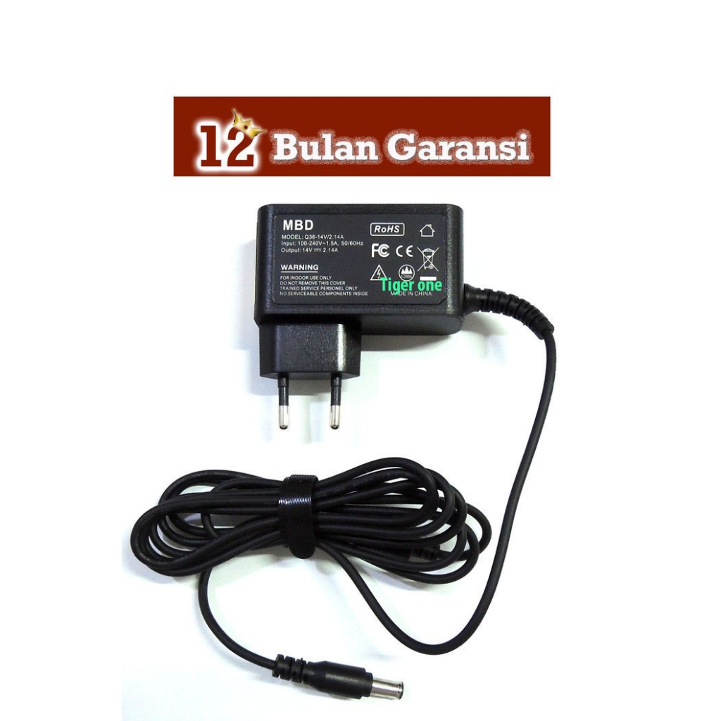 Adaptor  
Cocok Untuk Samsung LED Monitor Curved 24 Inch LC24F390FHE LC24F390FHEXXD