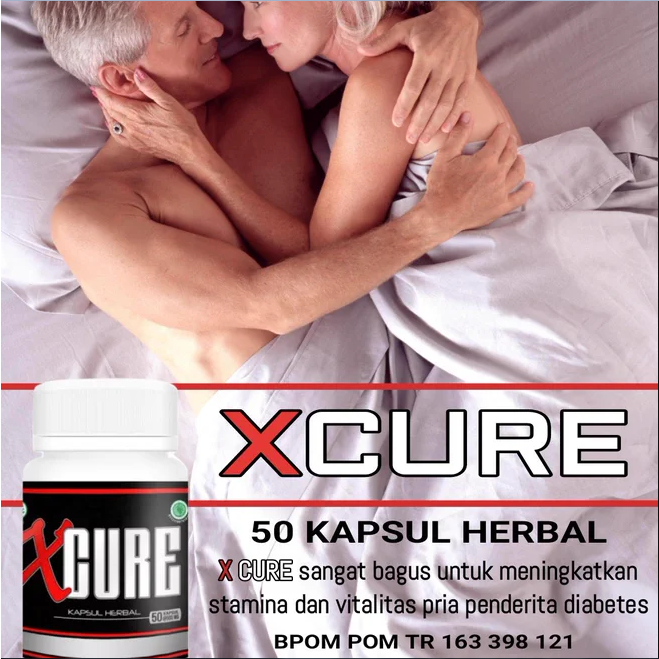 PROMO XCURE - X CURE OBAT HERBAL TAHAN LAMA PRIA KHUSUS DIABETES OBAT DIABETES 100% ORIGINAL BPOM