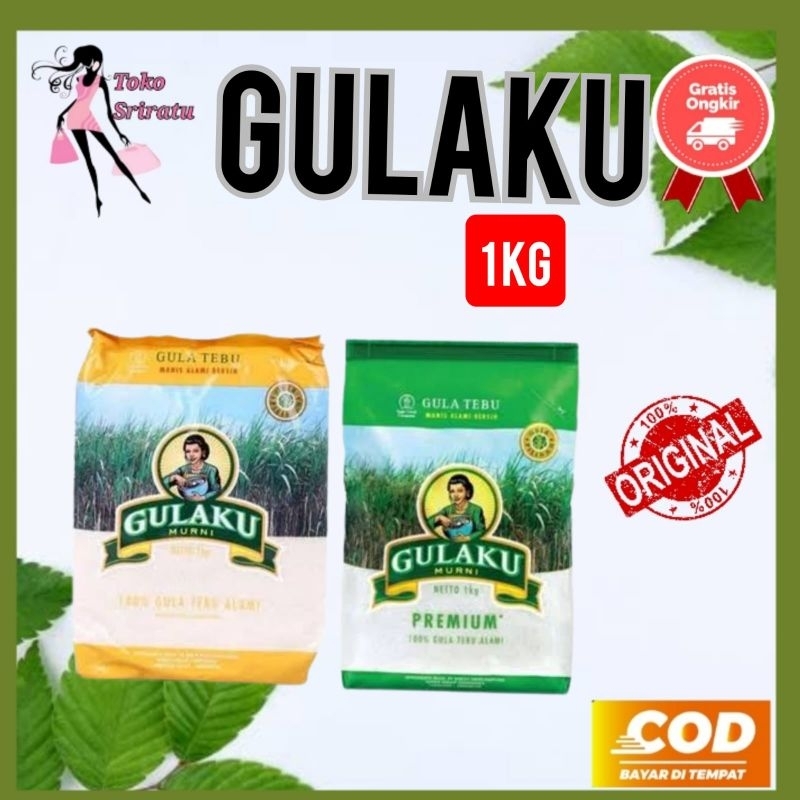 

Gulaku Premium Hijau Kuning / Gula Pasir 1 kg