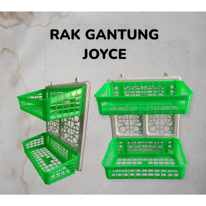 RAK GANTUNG/RAK KAMAR MANDI PLASTIK SERBAGUNA JOICE