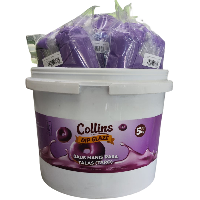 

Collins Dip Glaze Taro Pasta 250gr Saus Manis Rasa Talas