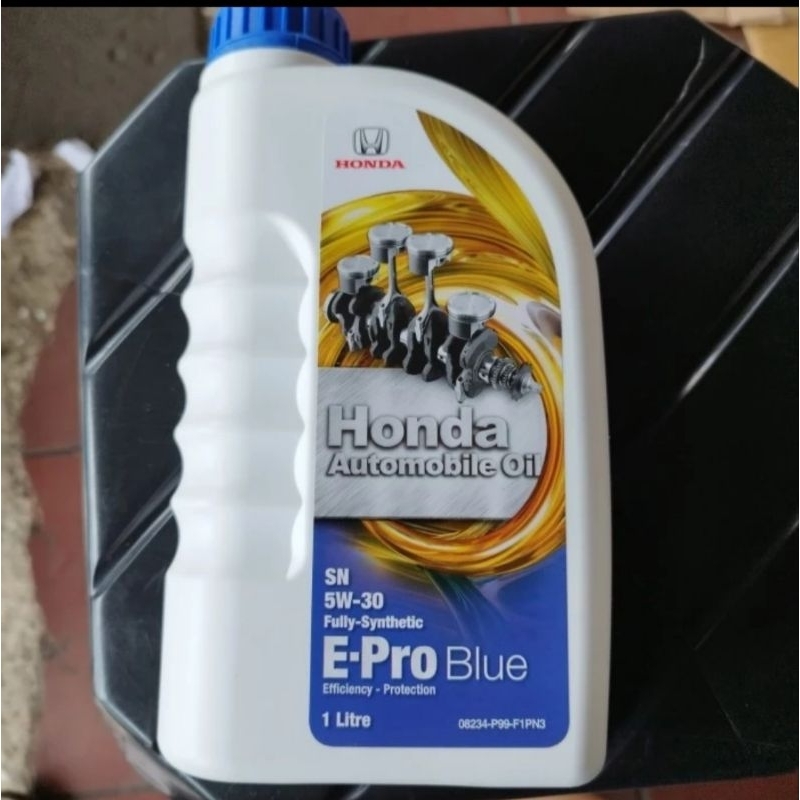 Oli Mesin Mobil Honda Epro E-pro Blue 1 Liter SAE 5W 30 Jazz City Mobilio Brio BRV HRV Freed CRV Civ