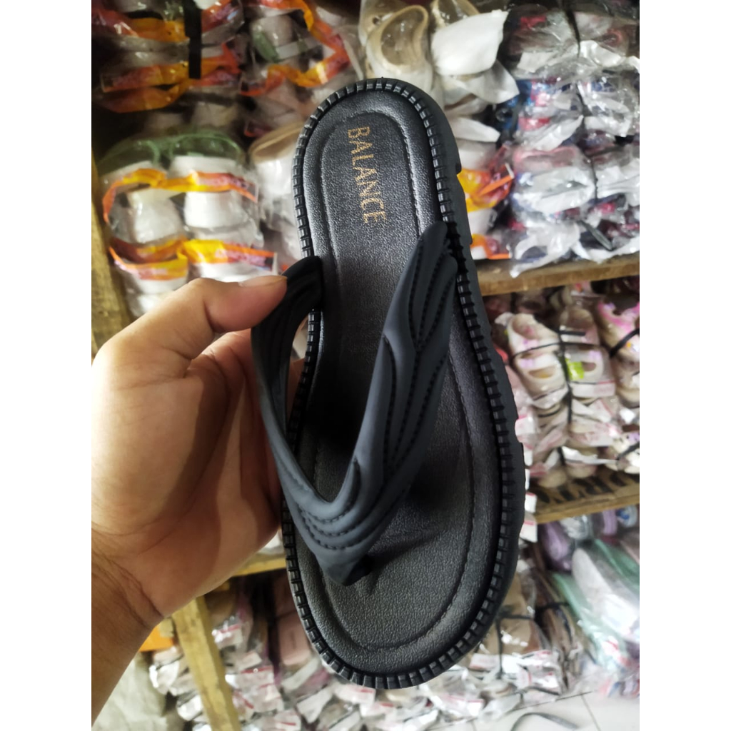 flip flop sandal Wanita Dewasa simple 1404-1 size 37-40 Sandal Model stylish