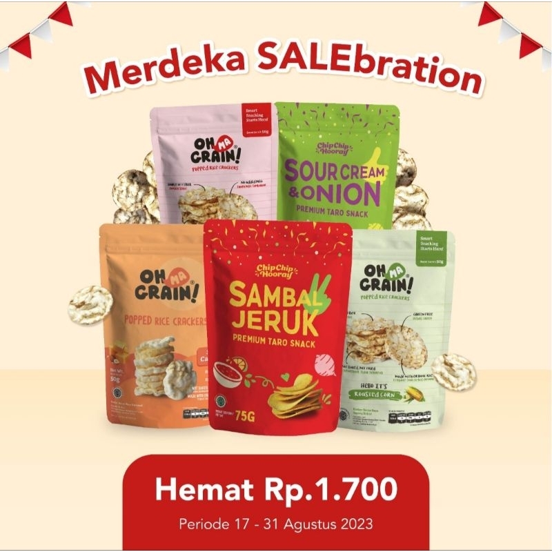 

CHIPCHIP HOORAY SAMBAL JERUK TARO SNACK