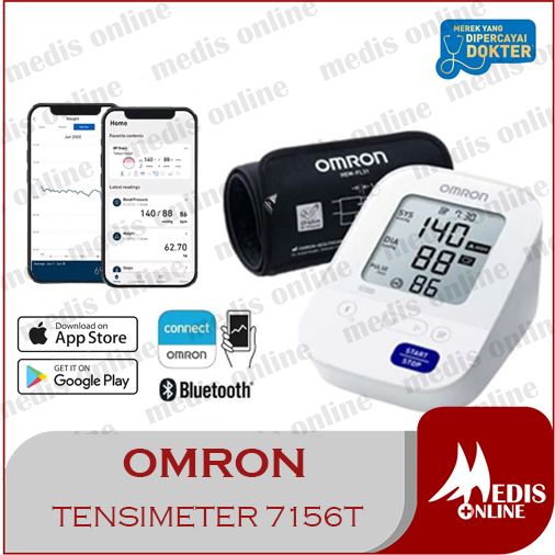 Omron HEM-7156T Tensimeter / OMRON TENSIMETER Digital Alat Ukur Cek Tekanan Tensi / OMRON 7156T / OM