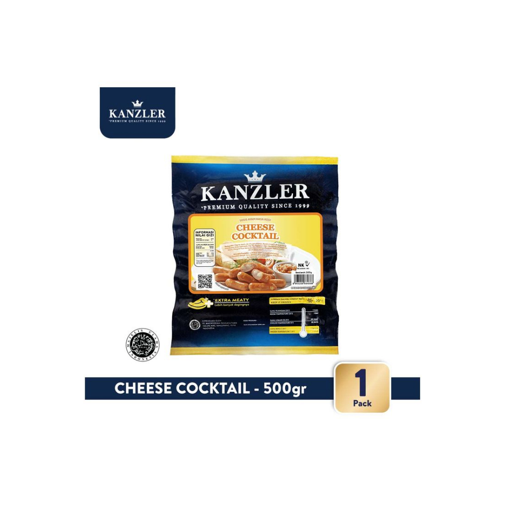 

Kanzler Cheese Cocktail 500GR Sosis Ayam Sausage