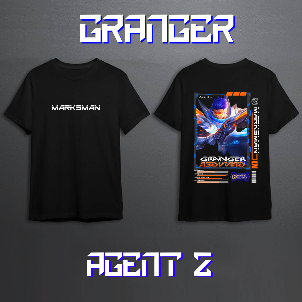 KAOS HERO MOBILE LEGEND GRANGER SKIN KEREN//KAOS ML//KAOS MOBILE LEGEND//KAOS GRANGER//KAOS GRANGER