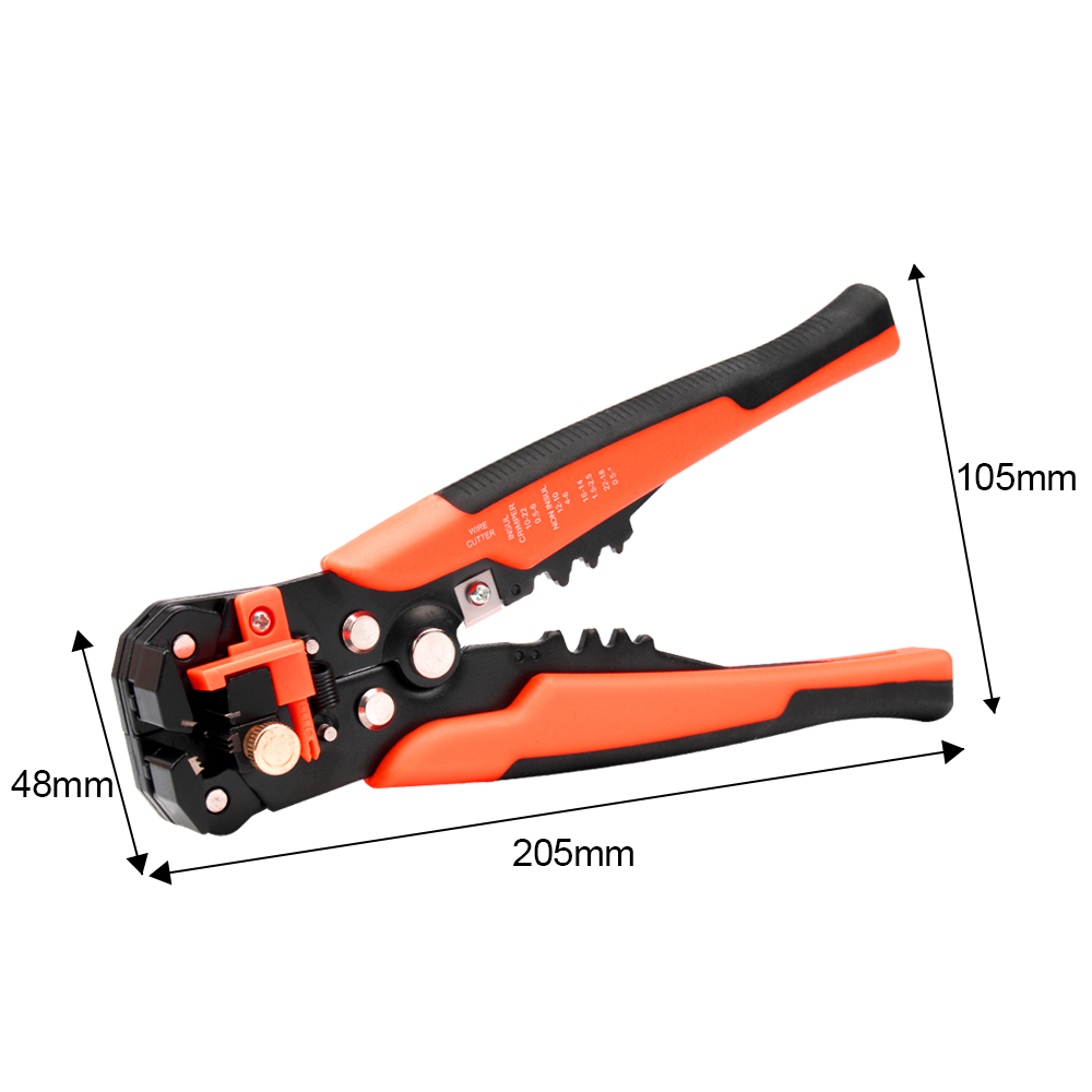 JLD Tang Crimping Tool 10-24 AWG (0.2~6.0mm²) Automatic Wire Stripper Crimper Wire Cuter Pliers Tang Krimping Tools Alat Pengupas Kawat