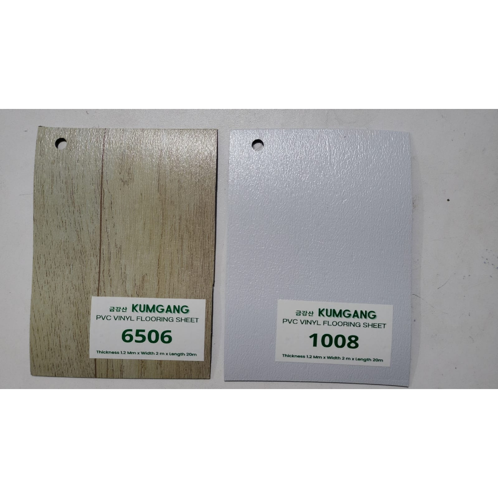 Karpet Vinyl Roll Korea Motif Kayu/Marble/Terazzo/Warna Solid Tebal 1,2mm