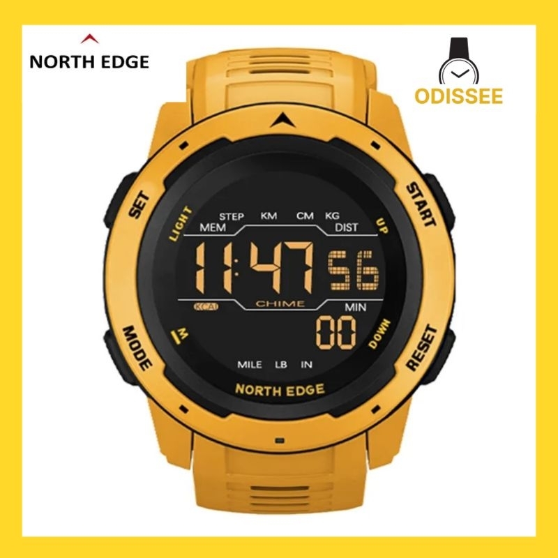 NORTH EDGE MARS SMARTWATCH KUNING ORIGINAL