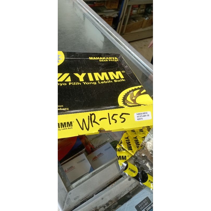 Gear Set Yimm WR 155 Original Gear Bakaran Awet.