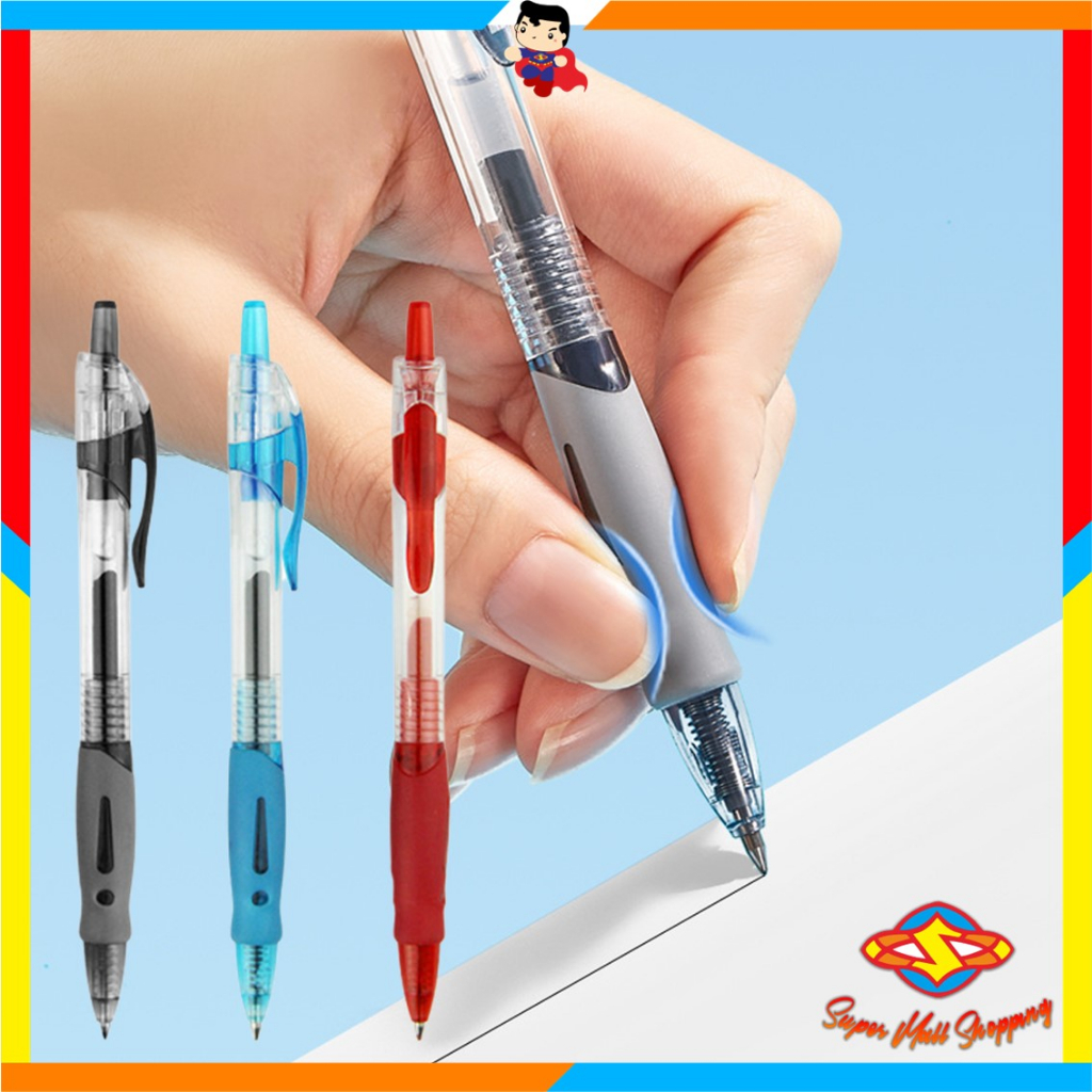 

SMS Pulpen Gel Ink 0.5mm Standar Pulpen Alat Tulis Kantor Sekolah Pena Pen Pencet Tinta Cair