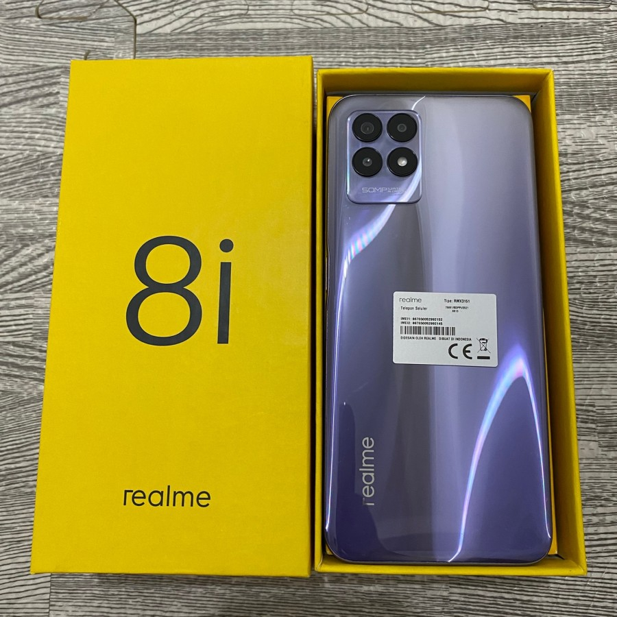 Realme 8i 4/64GB 6/128GB Second Fullset Bergaransi