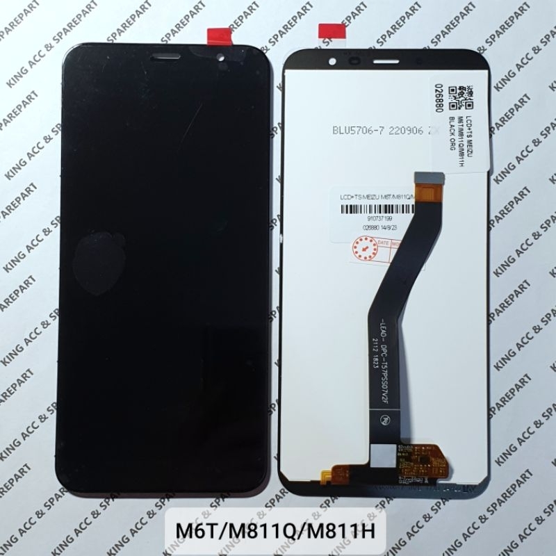 LCD TOUCHSCREEN MEIZU M6T M811Q M811H BLACK