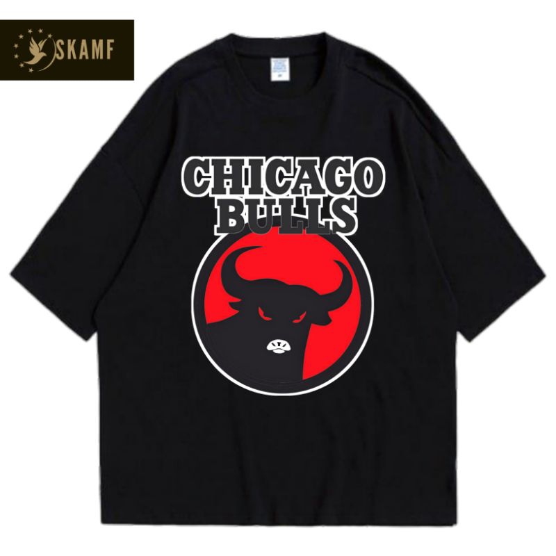 T-SHIRT | CHICAGO BULL x PDI PERJUANGAN | BAJU DESIGN PLESETAN | KAOS DISTRO PELESETAN BEST SELLER |