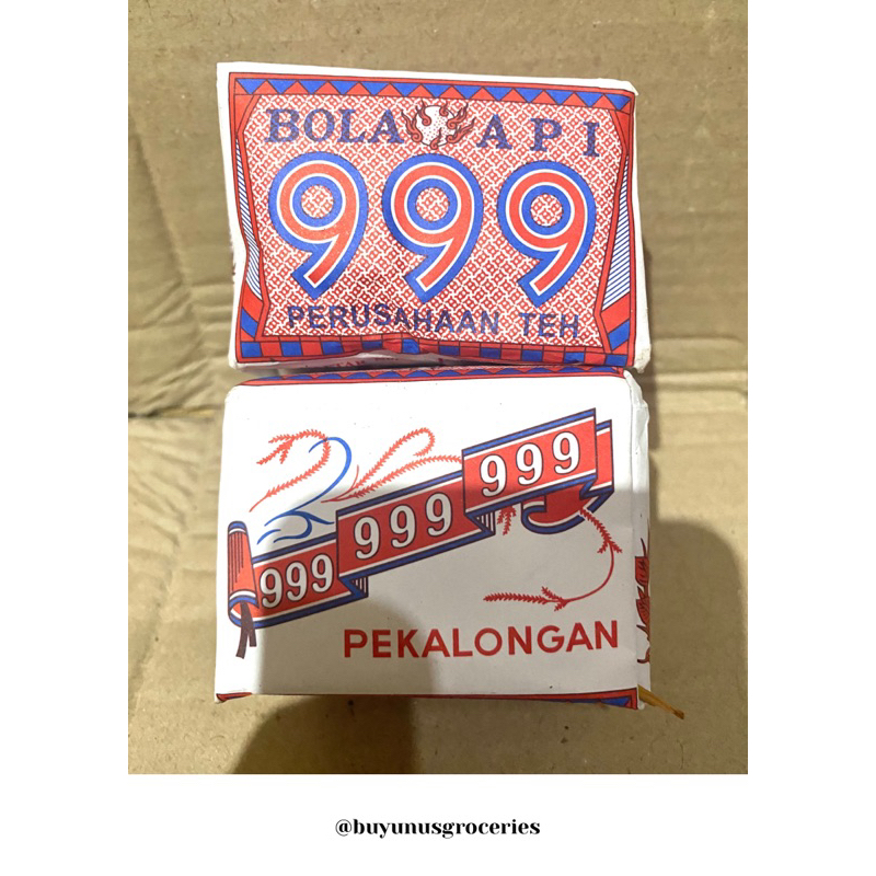 

Teh Bubuk 999 Cap Bola Api Kotak 45g