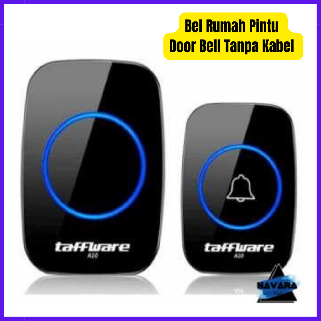 Bel Rumah Pintu Door Bell Tanpa Kabel Wireless Taffware 1 Receiver CNS Bel Rumah Tanpa Kabel / Bel R
