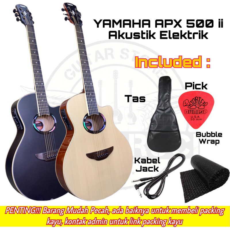 Yamaha APX 500 ii Akustik dan Elektrik | Gitar Yamaha Murah | Jual Gitar Yamaha APX 500 ii
