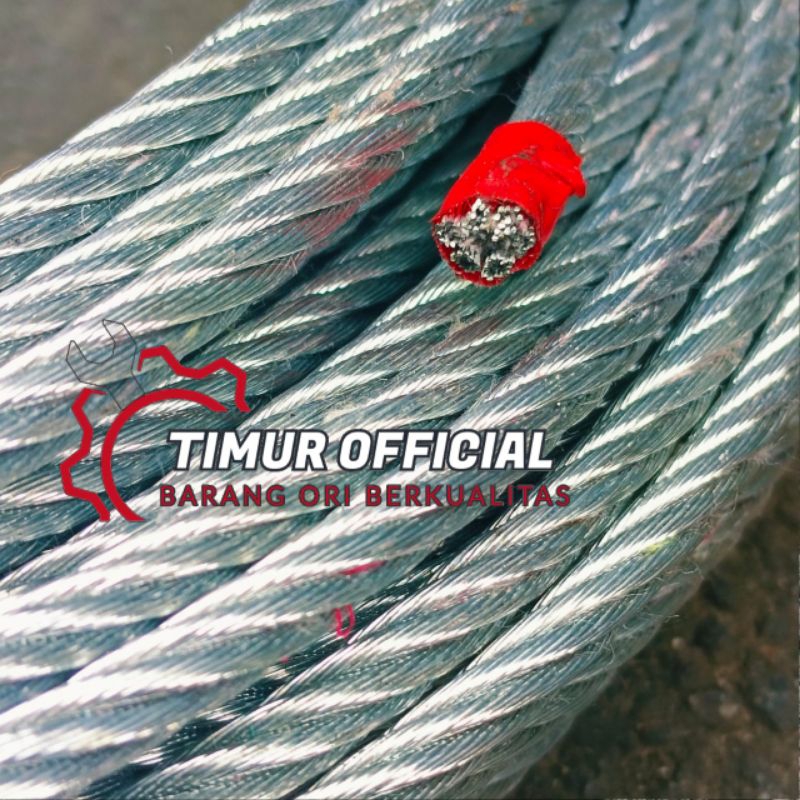 Seling Baja 12 Mm 10mm 8mm Kawat Baja 12 Mm Full Baja 6 × 19