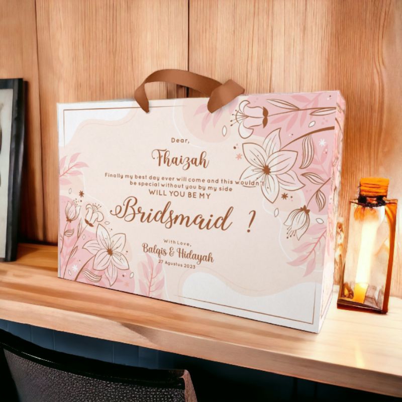 

PAPERBAG TAS BRIDESMAID costum Tas kertas TIK