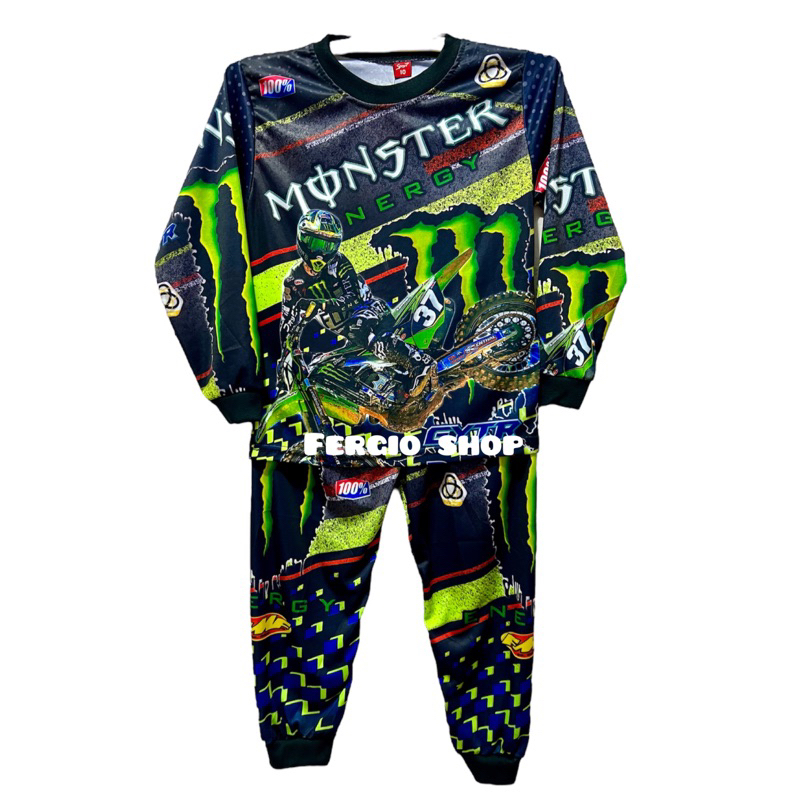 baju balap anak/ baju motorcross anak/ setelan balap anak/ setelan baju racing anak/ baju balap raci