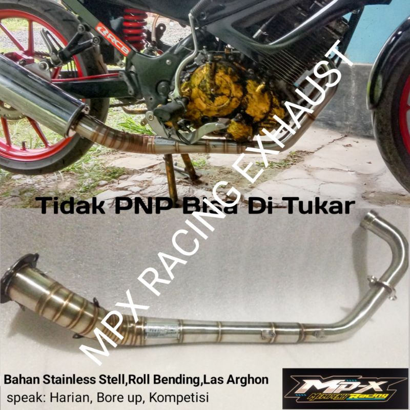 LEHER Leheran knalpot satria fu original tripel racing/ Leheran knalpot standar