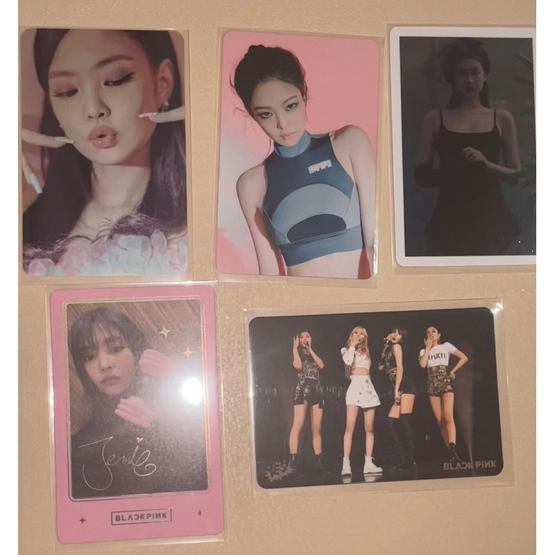Blackpink Jennie Jisoo Rose Lisa Group Photocard pc Ice Cream IC 4+1 Samsung Wc Lightstick pob Yes Card