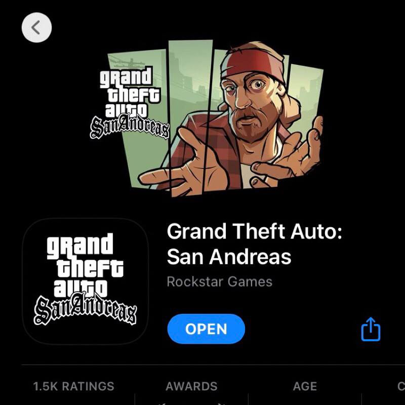 GTA : San Andreas IOS lifetime