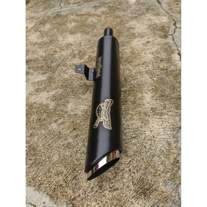 silincer knalpot motor custom japstyle bratstyle bobber cafe racer bambu runcing