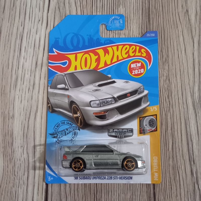 hot wheels 98 subaru impreza 22b sti version zamac 2023