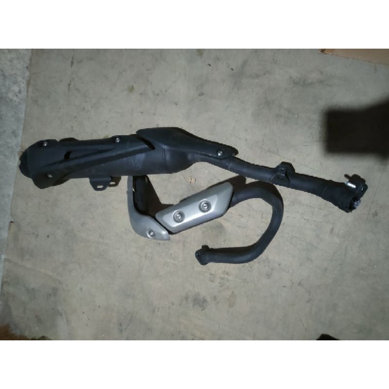 knalpot snalpot senalpot kenalpot Yamaha wr 155 original copotan motor