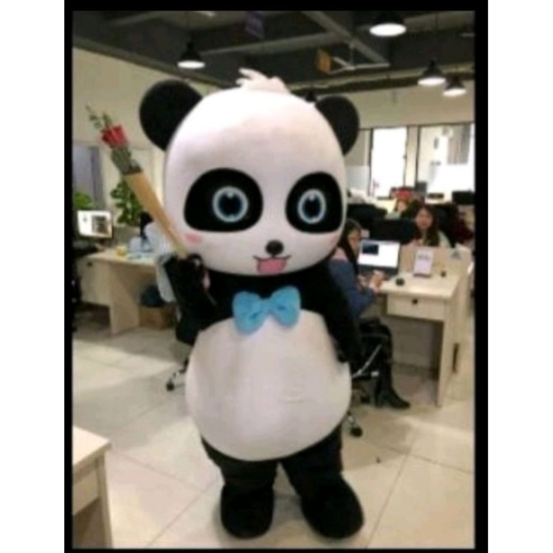 kostum badut panda